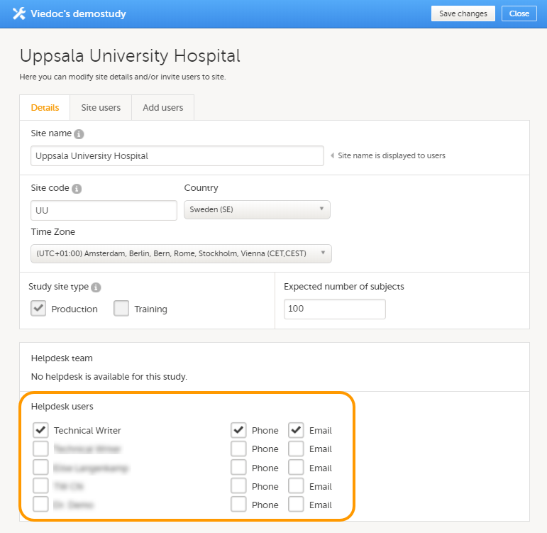 Viedoc Admin User Guide Assigning Helpdesk Users Viedoc Elearning